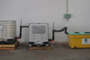 Contenedores IBC conectados